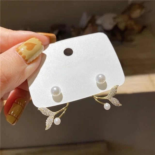 Hochwertiger 14-karätiger Goldschmuck Echte Goldohrringe Luxuriöse gedrehte Ohrstecker für Damen Brincos Pendientes Schmuck