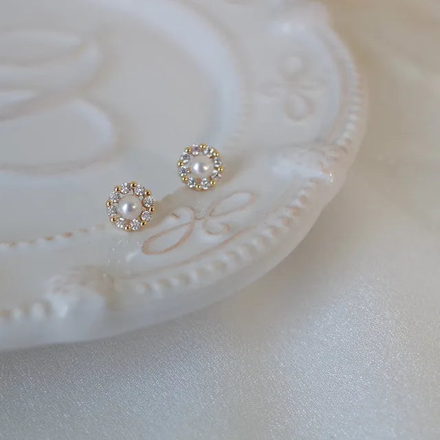 Bijoux haut de gamme en or 14 carats Boucles d'oreilles en or véritable Boucles d'oreilles à clous torsadées de luxe pour femmes Brincos Pendientes Bijoux