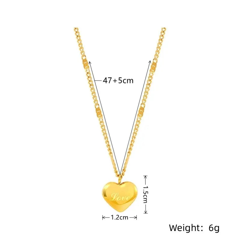 Collier Cœur Doré - L'Éclat d'Amour | Christe Bijoux Éclats